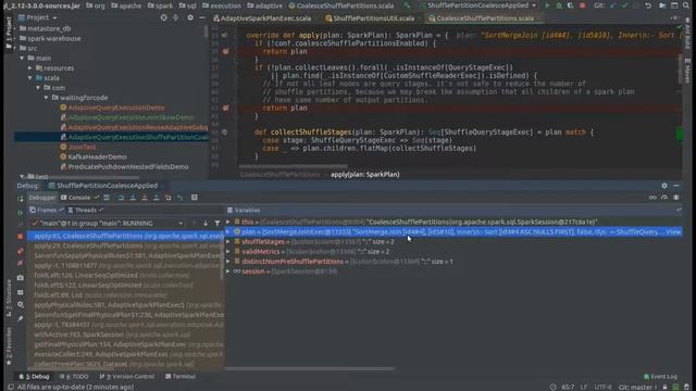 Apache Spark 3.0 and shuffle partitions coalesce in the Adaptive Query Execution смотреть онлайн