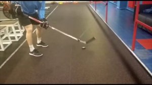 резинка на клюшку. сопротивление при дриблинге и тренировка броска