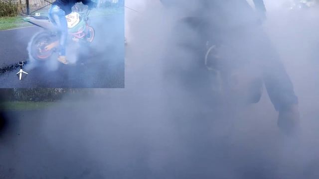 Moto Ślimaczki Łódź #2 - Honda CBR 600 f4i burnout смотреть онлайн
