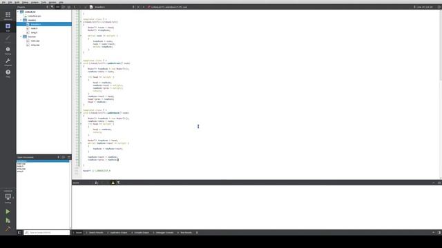 C++ LinkedList with Templates смотреть онлайн