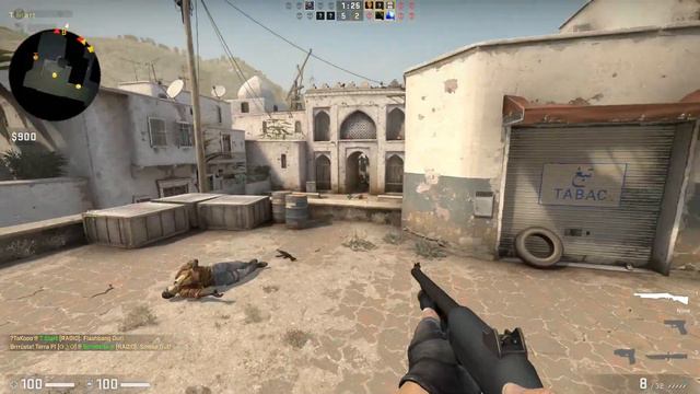 400 PING SHOTGUN KILL 100 METER ON CS:GO смотреть онлайн