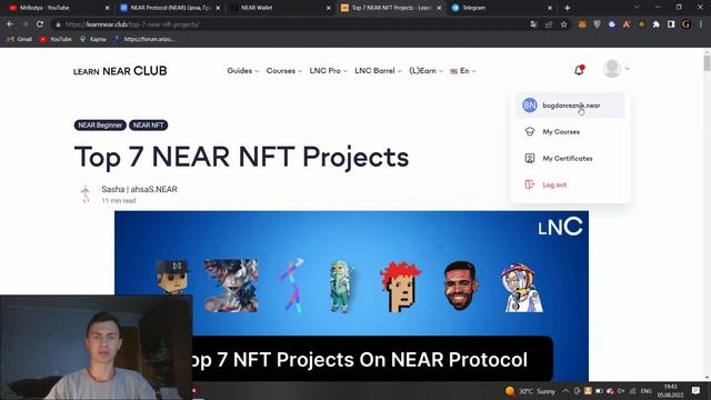 Learn NEAR Club: Як заробляти на квізах? | Криптовалюта смотреть онлайн