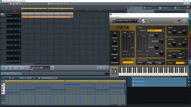 Magix Music Maker - Absolute Beginner's Tutorial - Part 13 - Virtual Midi смотреть онлайн