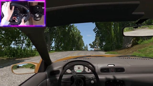 Realistic Driving In A City | Logitech G29 | BeamNG Drive