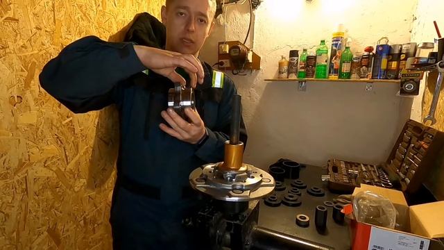 Запресовка ступичного подшипника на Форд Транзит! Простое приспособление! Нужный инструмент! смотреть онлайн