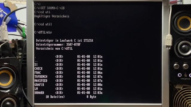 Soviet K1810VM88 VS Intel 8088 Benchmark on high integrated Philips Mainboard. смотреть онлайн