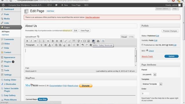WP Photo Album Plus WordPress Plugin Tutorial смотреть онлайн