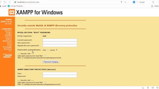 CARA GANTI PASSWORD MYSQL LEWAT XAMPP WINDOWS 7 32 BIT смотреть онлайн