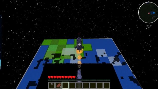 Minecraft путешествие. Полёт на Луну! (Galacticraft) смотреть онлайн