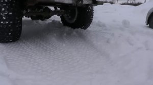 Пробный выезд УАЗ буханки с двигателем ГАЗ 51