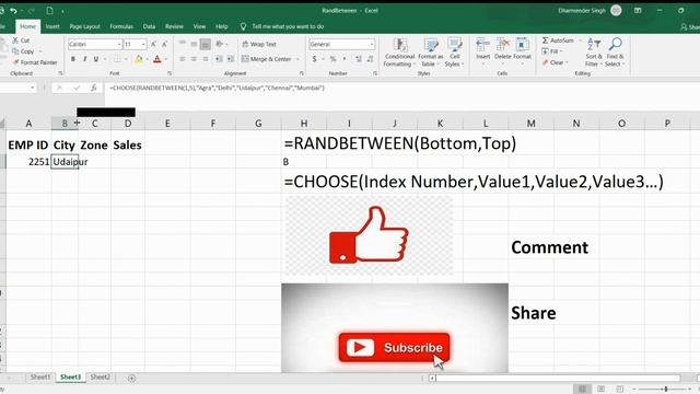 Dummy Data Creation || RANDBETWEEN Formula/Function || Fake Data || Random Data || Microsoft Excel смотреть онлайн