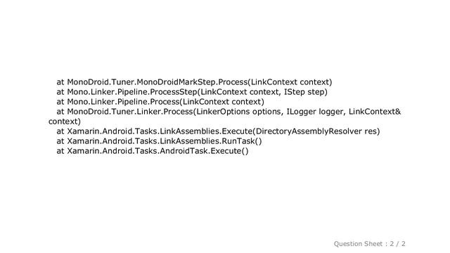 Android : Mono.Linker.MarkException: Error processing method: 'System.Void AndroidX.RecyclerView.Wi смотреть онлайн