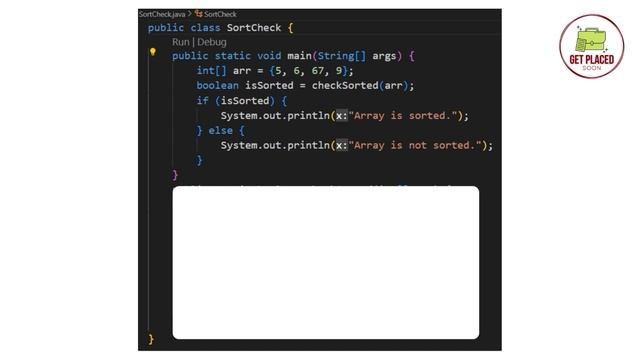 Arrays - 1 Check whether Array is sorted | DSA in JAVA Complete Placement Course | GET PLACED SOON смотреть онлайн