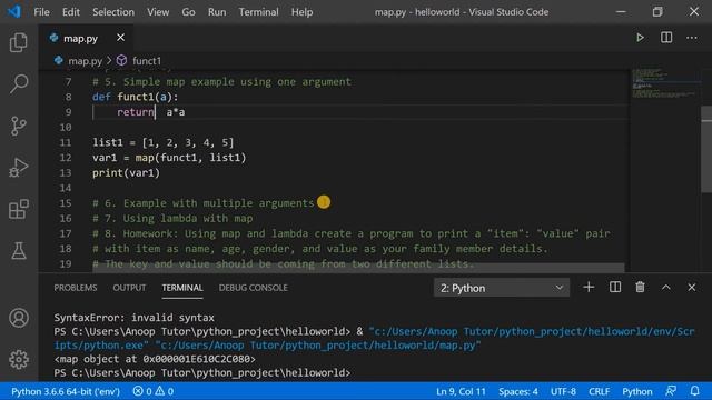 Python map function | Python map and lambda | Python map method | Python map function explained смотреть онлайн