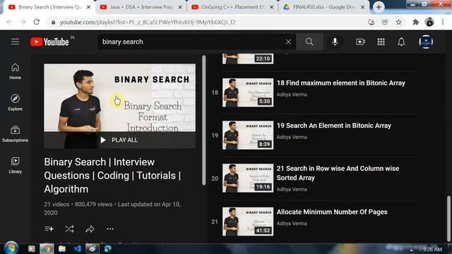 Best Resources for Binary Search | Binary Search Interview Questions DSA Data structure & Algorithh смотреть онлайн