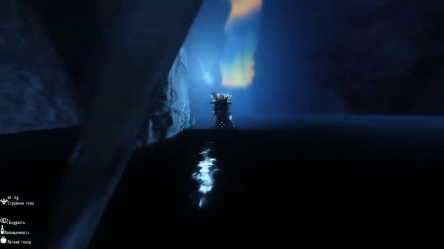 Skyrim Учим коня нырять...