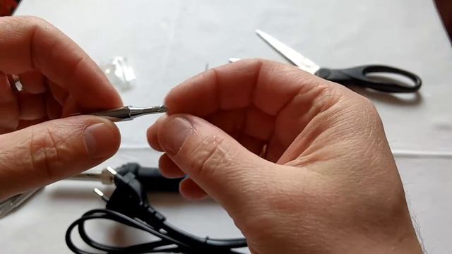 Электрический паяльник из Китая , краткий обзор . смотреть онлайн