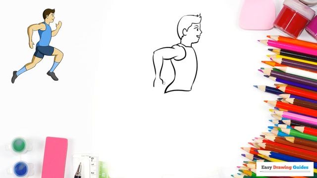How to Draw a Person Running in a Few Easy Steps: Drawing Tutorial for Beginner Artists смотреть онлайн