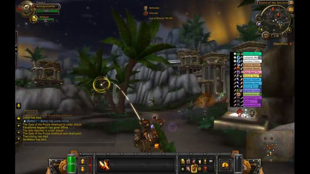 WoW Legion PvP Gameplay Patch 7.3 - Very close Strand of the Ancients game on Arms Warrior смотреть онлайн