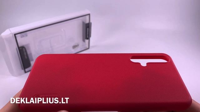 Nillkin Super Frosted Shield raudonas Huawei honor 20-nova 5t dėklas-чехол-case смотреть онлайн