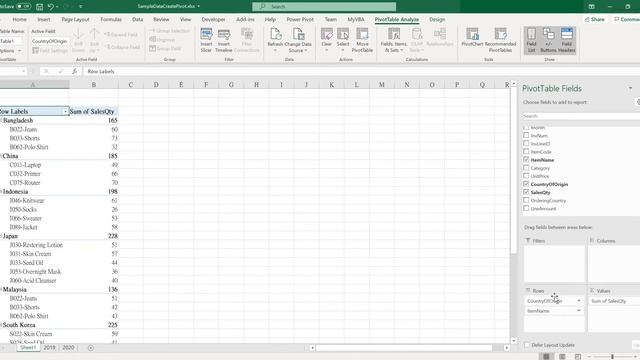 Excel Tutorial VBA - Create PivotTable with favorite presentation смотреть онлайн