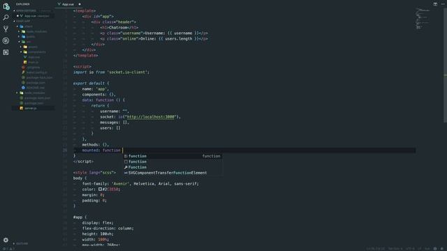 How to create a CHAT APP in VueJS & NodeJS - Day 16 - #100DaysOfCode смотреть онлайн