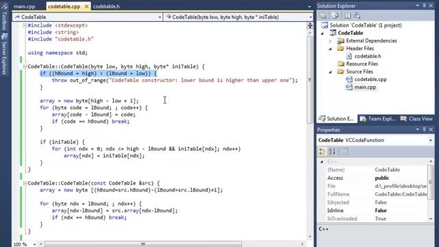 C++ 1 Таблица кодировки смотреть онлайн
