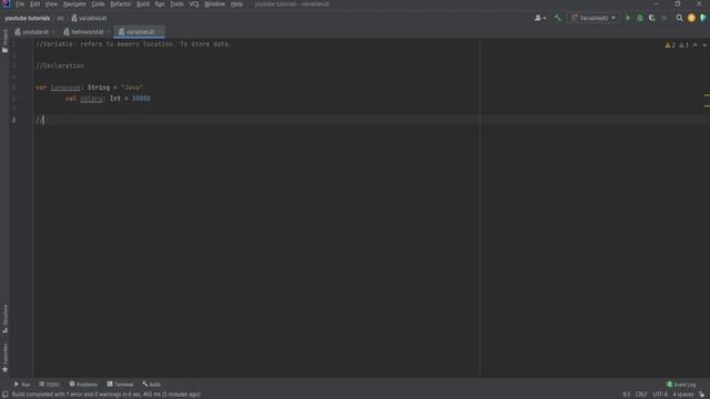 Kotlin Variables | #4 смотреть онлайн