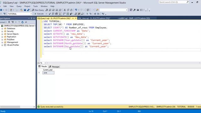 Date Function in Microsoft sql server смотреть онлайн