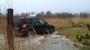 Проходимость Skoda Yeti 4х4. Шкода Йети.