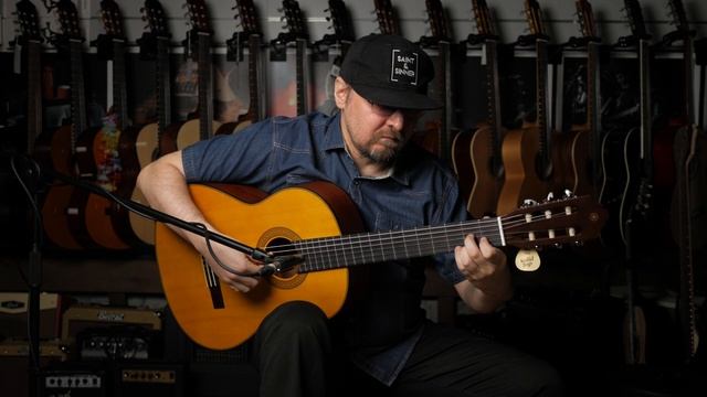 Обзор классической гитары из массива YAMAHA CG122MS размер 4/4 смотреть онлайн