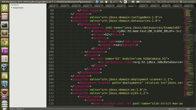 03 Alterando o Standalone do jboss смотреть онлайн