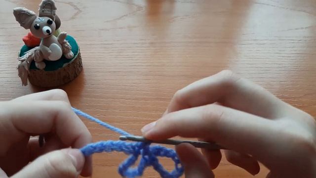 вяжем ГЕОРГИН крючком. часть 1 смотреть онлайн