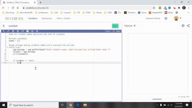 Python Carnegie Mellon User Input & Lists смотреть онлайн