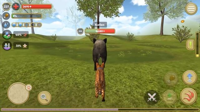 Симулятор КОТА и КОШКИ #15 Лайфхаки Кида против босса Лисы и Енота на пурумчата