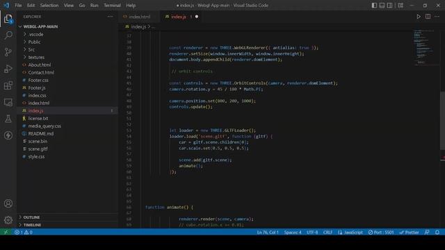 Three Js | Loading Object смотреть онлайн