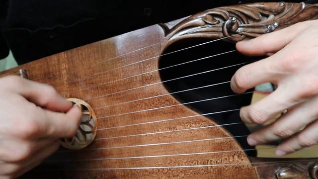 Лировидные гусли "Величие леса", 11 струн - пример звучания. смотреть онлайн