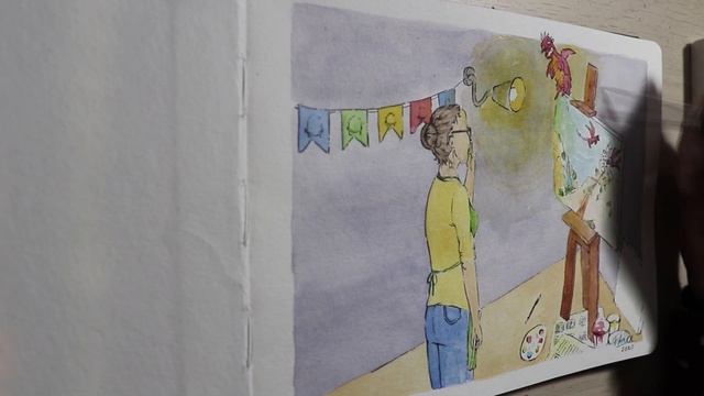 How I Met A Dragon - Ilustração Em Aguarela | Patrícia Alex