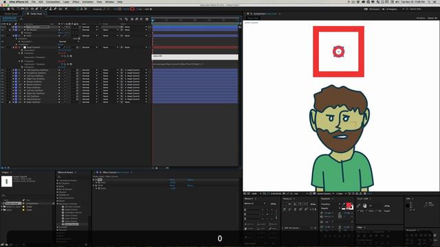 Вращение головы персонажа в After Effects смотреть онлайн