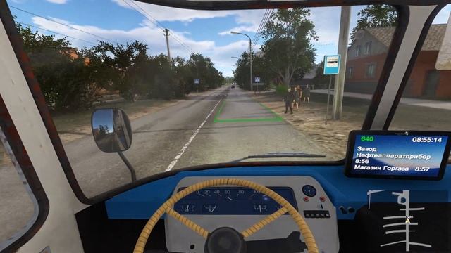 Bus driver simulator 19 ПАЗ 672 на городском маршруте в г. Серпухов смотреть онлайн