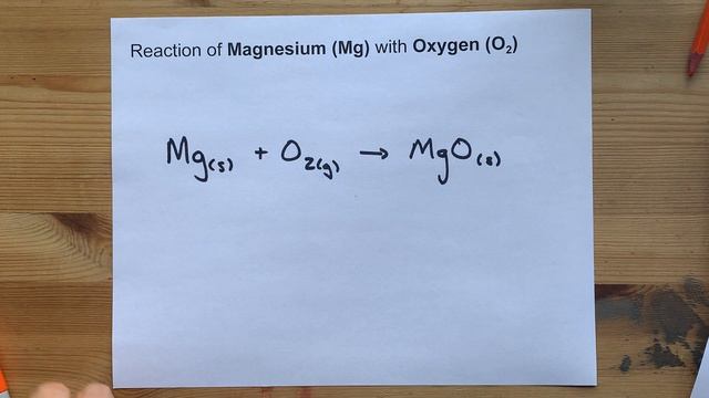 Reaction of Magnesium with Oxygen ... Mg + O2 = смотреть онлайн