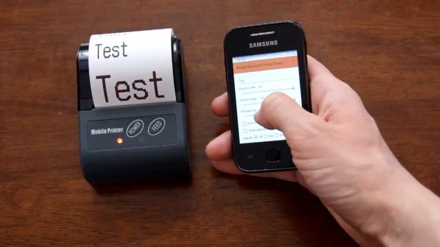 First Android App for Rongta BT Printer - Print string смотреть онлайн