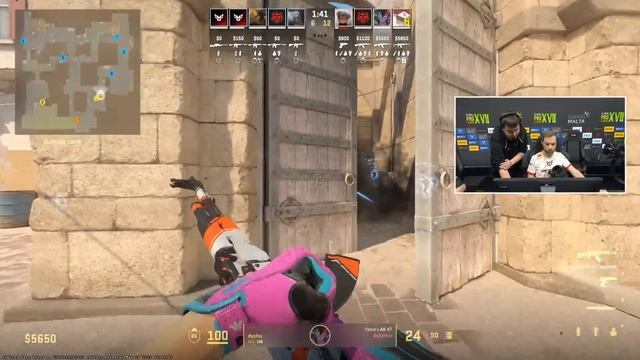 Counter-Strike 2: The FIRST Pro Match! смотреть онлайн