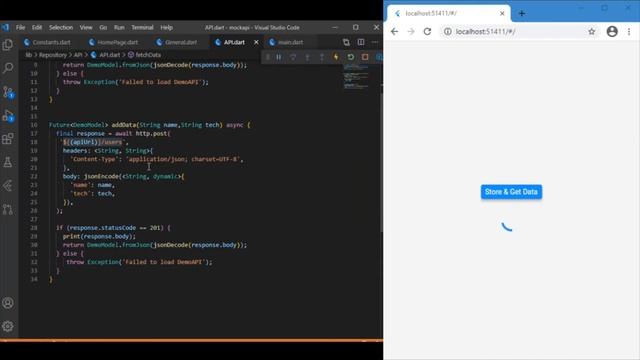 Flutter HTTP Request and Mock API - Processing API Request and Response Data | Part-2 смотреть онлайн