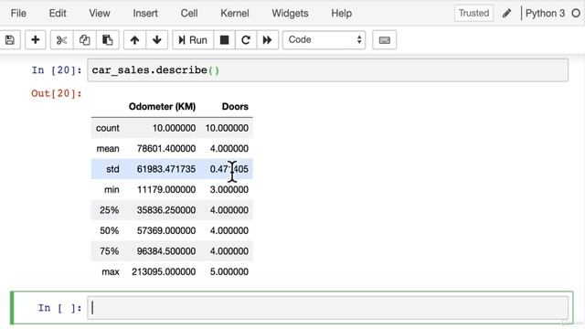 6.4 Describing Data with Pandas смотреть онлайн