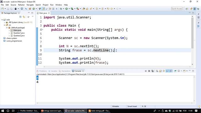 String em Java exemplo replace e length смотреть онлайн