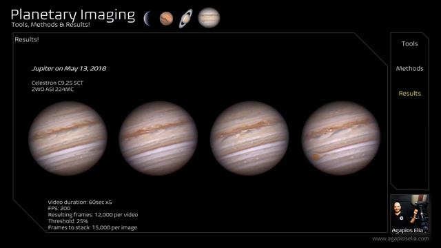 "Planetary Imaging: Tools, Methods and Results!" by Agapios Elia смотреть онлайн
