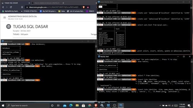 Perintah dasar SQL смотреть онлайн