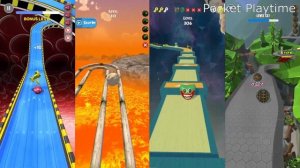 Going Balls vs Rollance vs Action Balls vs Rolling Ball Sky - All level gameplay Android, IOS