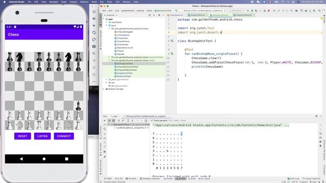 Android Chess 057: Bishop moves diagonally смотреть онлайн
